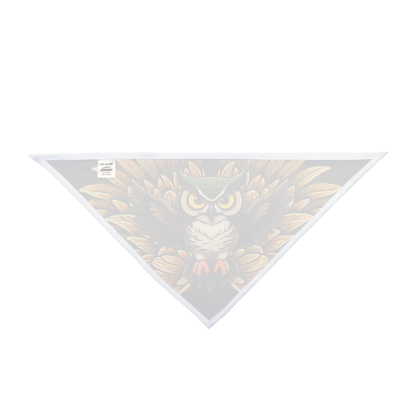 Owl Design Pet Bandana - Stylish Accessory for Pets, Perfect for Fall Celebrations