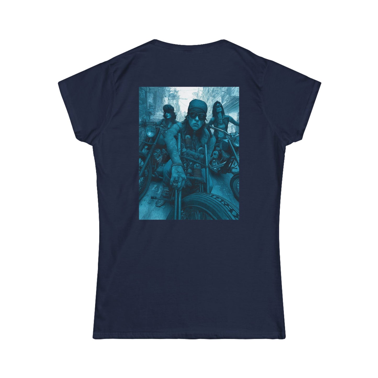 Copy of Women's Tee - Bad Ass Women on Motorcycles Graphic Shirt