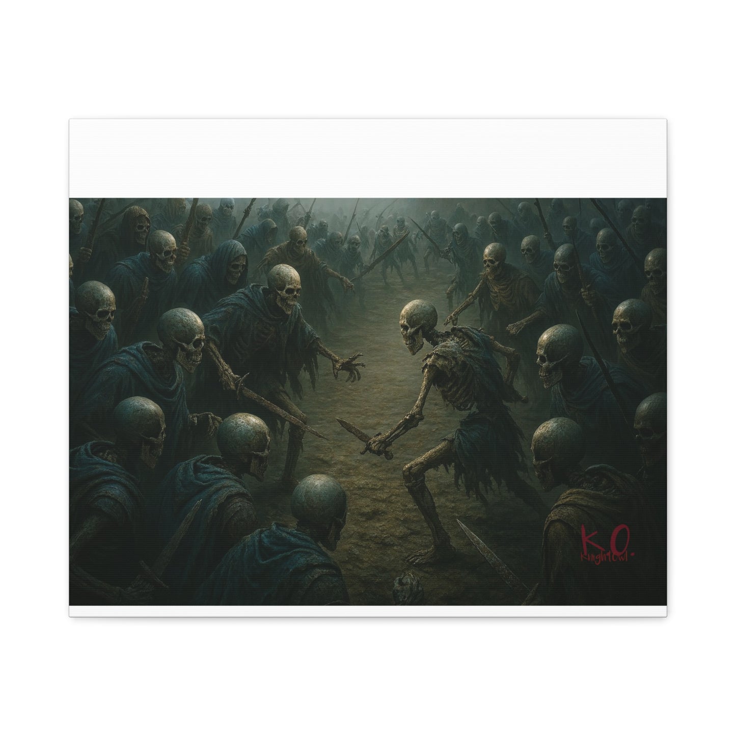 Eerie Skeleton Art Print, Dark Wall Decor, Gothic Home Decoration, Horror Artwork, Unique Gift for Halloween