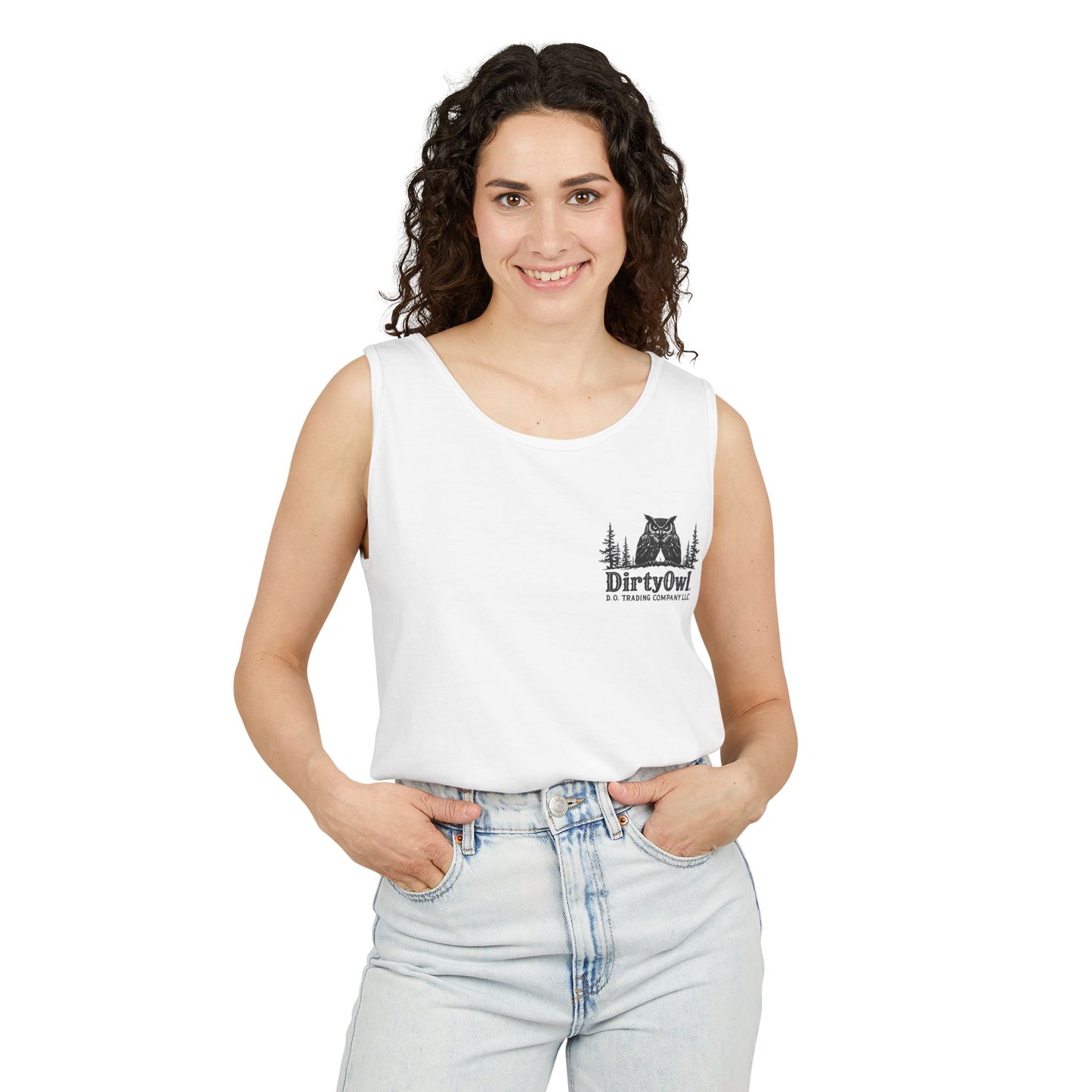 Unisex Garment-Dyed Tank Top | Bold Bear & Rock Vibes