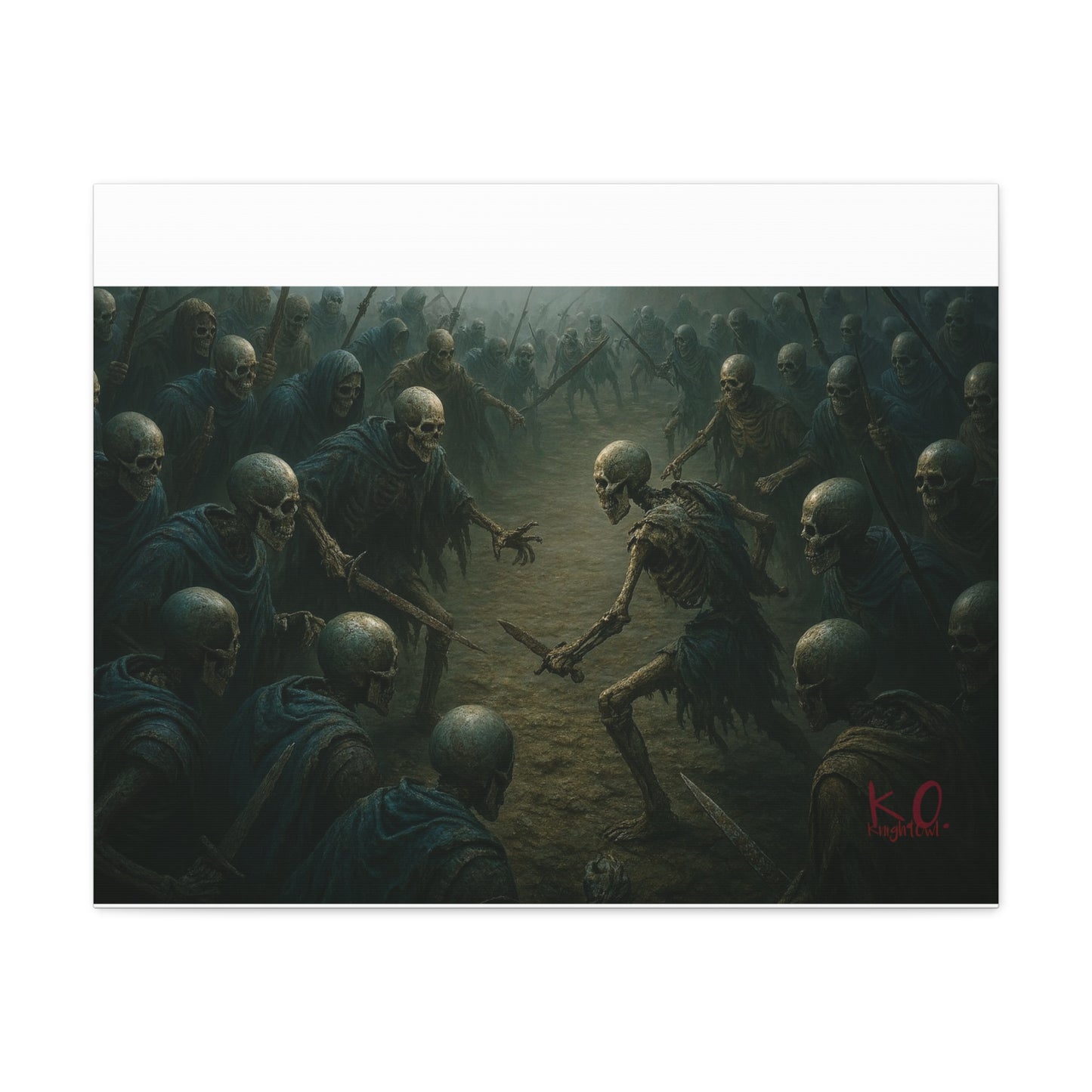 Eerie Skeleton Art Print, Dark Wall Decor, Gothic Home Decoration, Horror Artwork, Unique Gift for Halloween