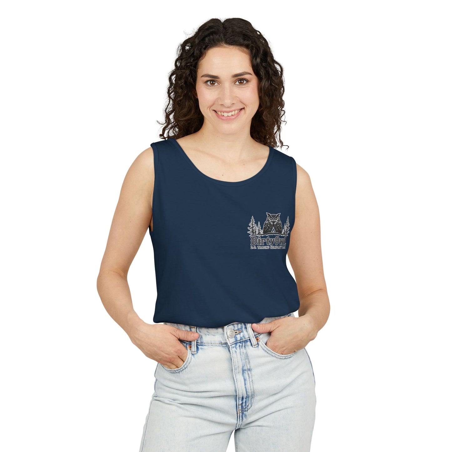 Unisex Garment-Dyed Tank Top | Bold Bear & Rock Vibes