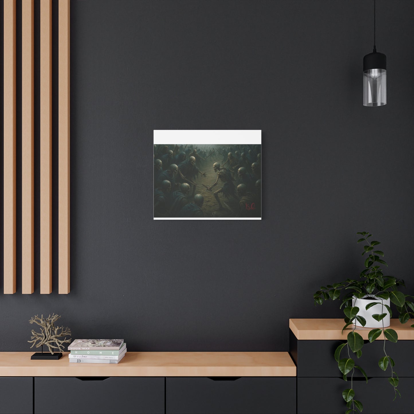 Eerie Skeleton Art Print, Dark Wall Decor, Gothic Home Decoration, Horror Artwork, Unique Gift for Halloween