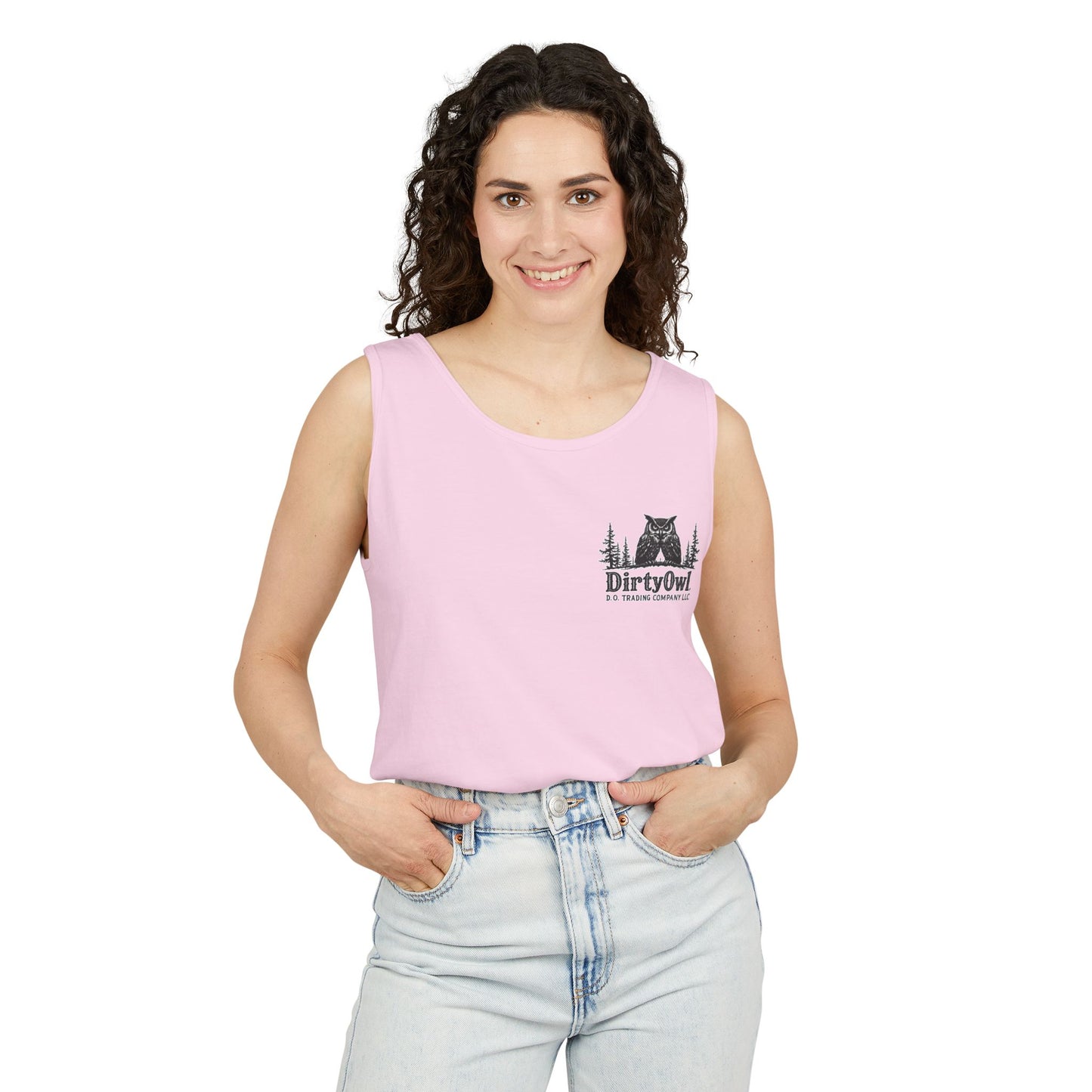 Unisex Garment-Dyed Tank Top | Bold Bear & Rock Vibes