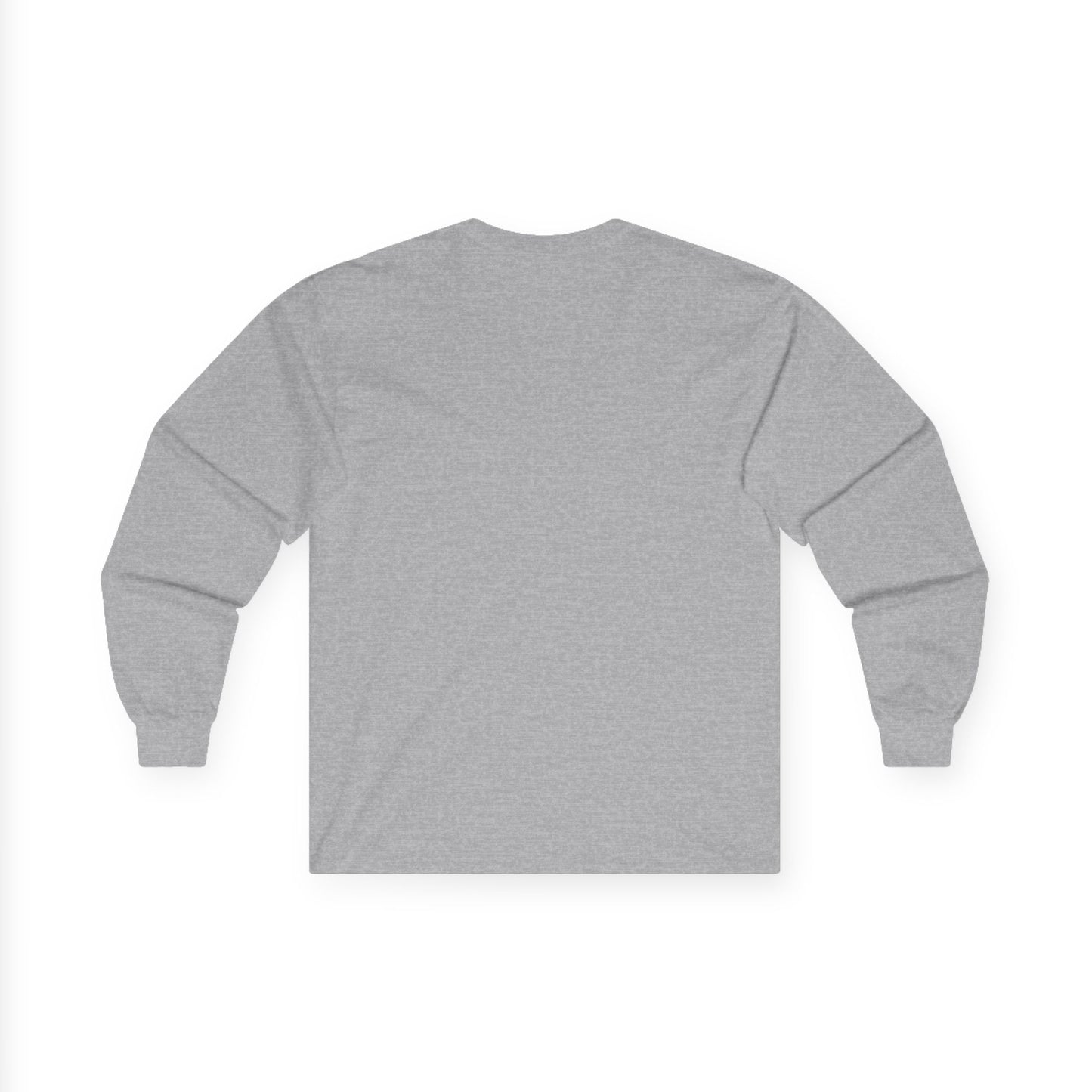 Long Sleeve Tee - Old School Biker Falling to the Crowd Design