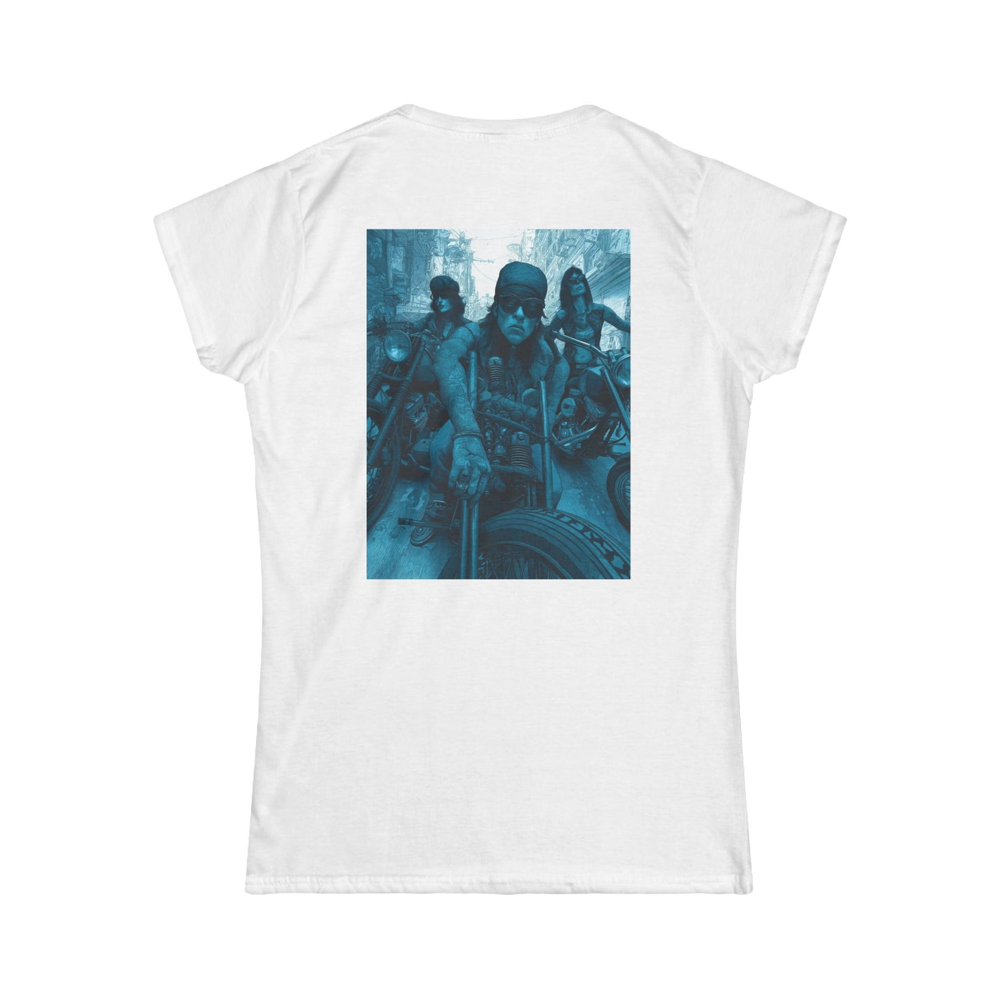 Copy of Women's Tee - Bad Ass Women on Motorcycles Graphic Shirt