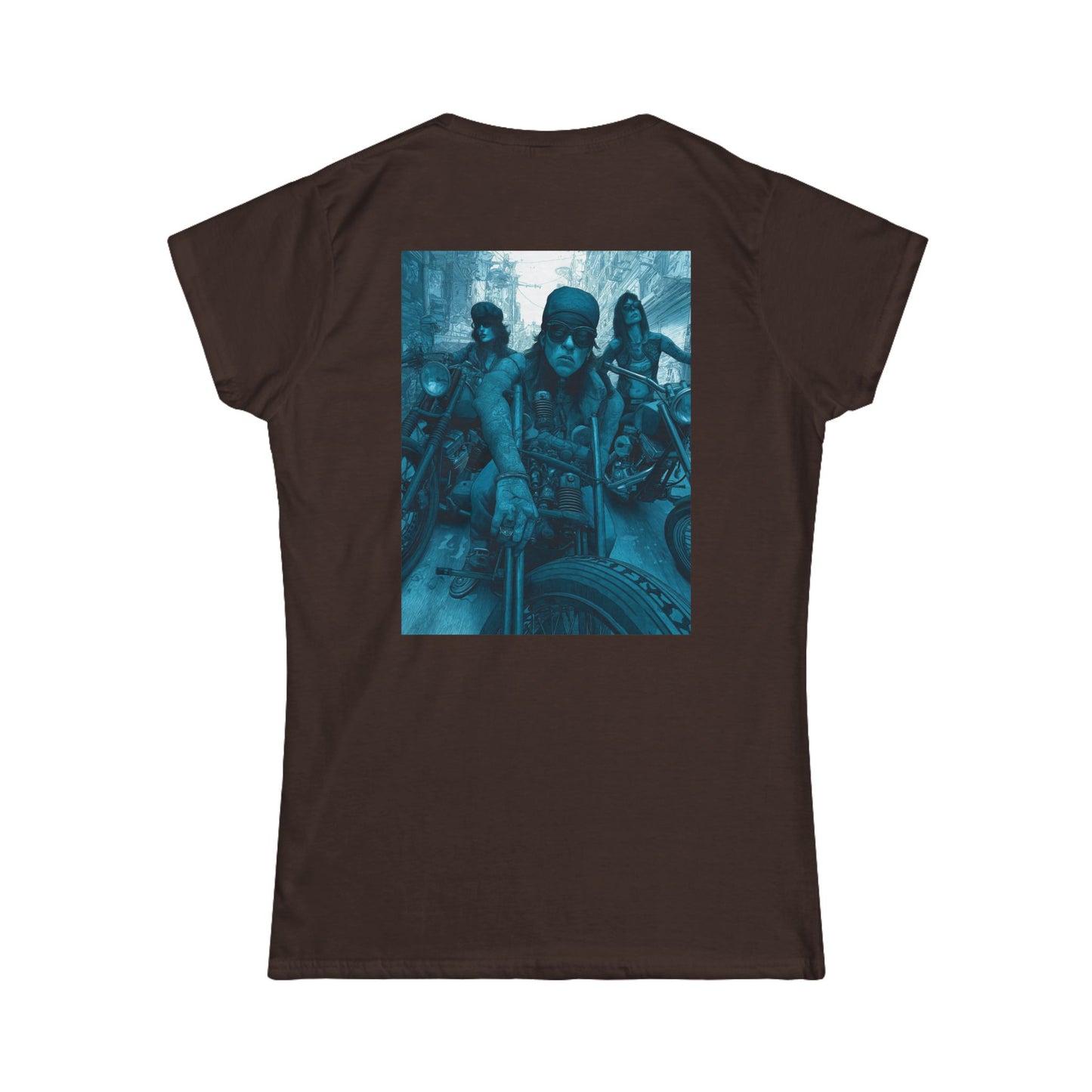 Copy of Women's Tee - Bad Ass Women on Motorcycles Graphic Shirt