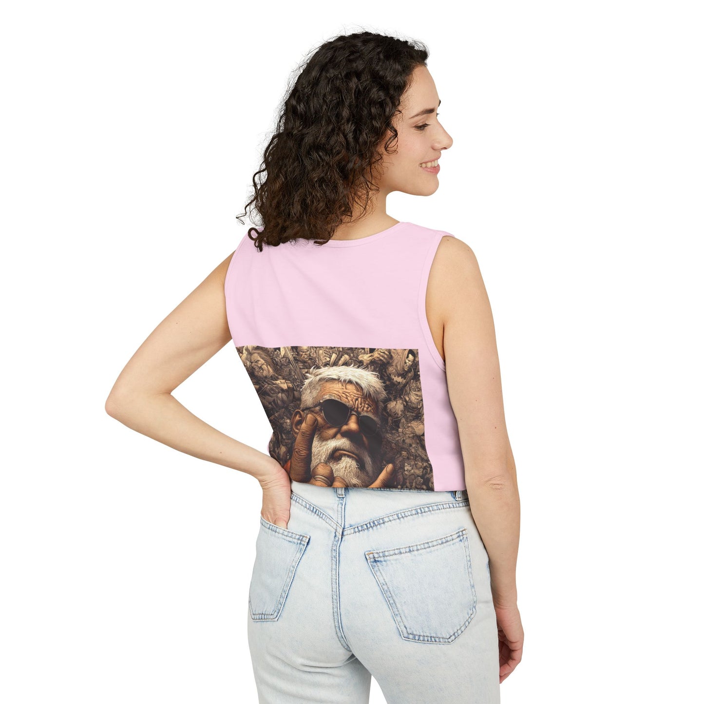 Unisex Garment-Dyed Tank Top | Bold Bear & Rock Vibes