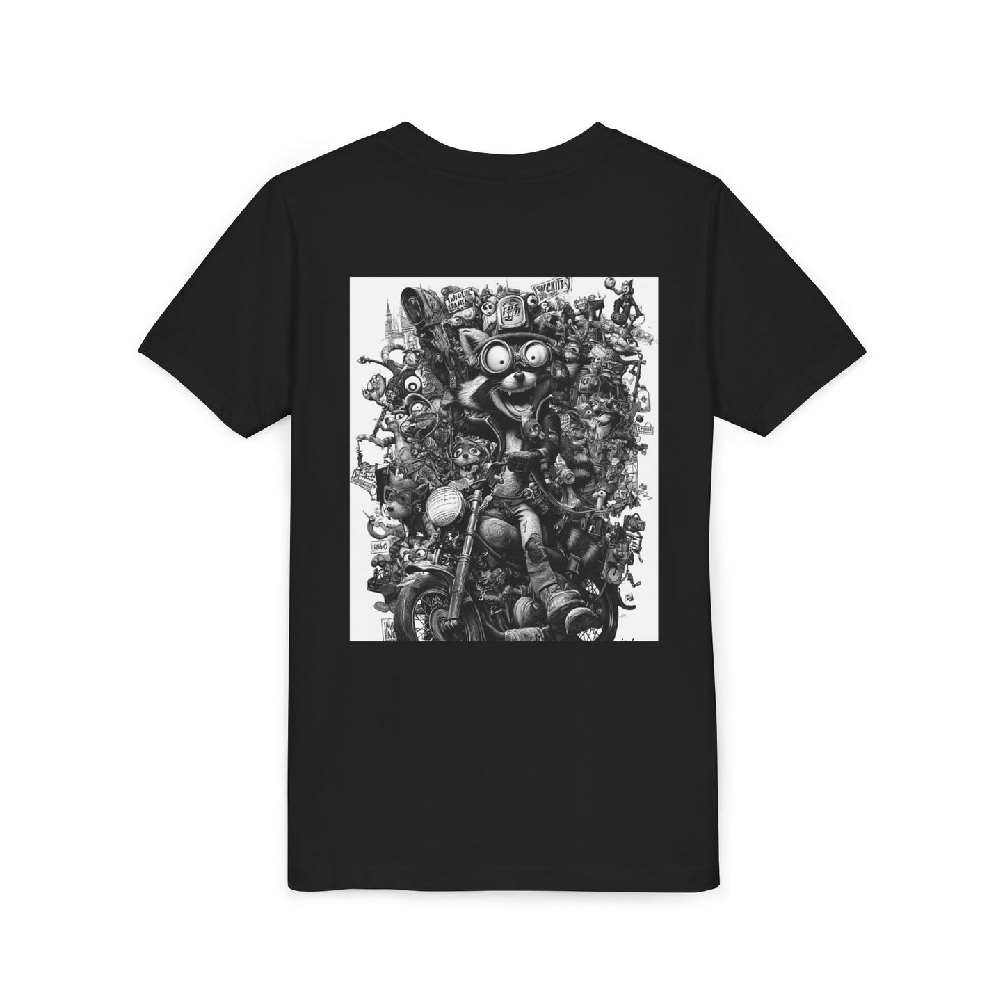Adventure Awaits Youth Tee, Cool Kids Shirt, Motorcycle Graphic T-Shirt, Fun Gift for Boys, Playful Apparel for Adventures