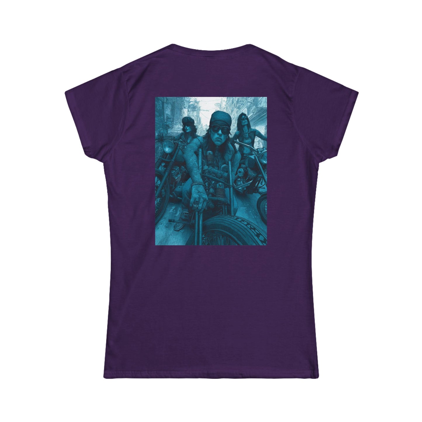 Copy of Women's Tee - Bad Ass Women on Motorcycles Graphic Shirt