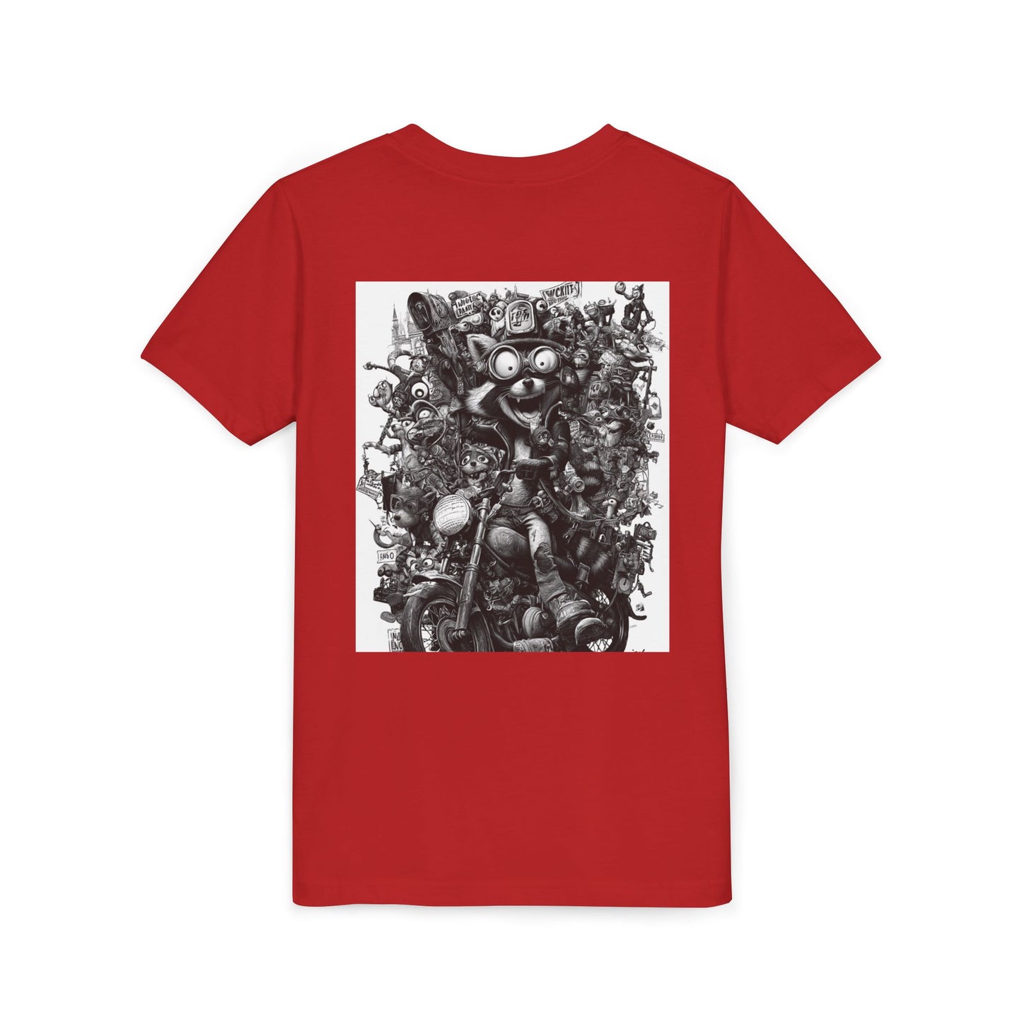 Adventure Awaits Youth Tee, Cool Kids Shirt, Motorcycle Graphic T-Shirt, Fun Gift for Boys, Playful Apparel for Adventures