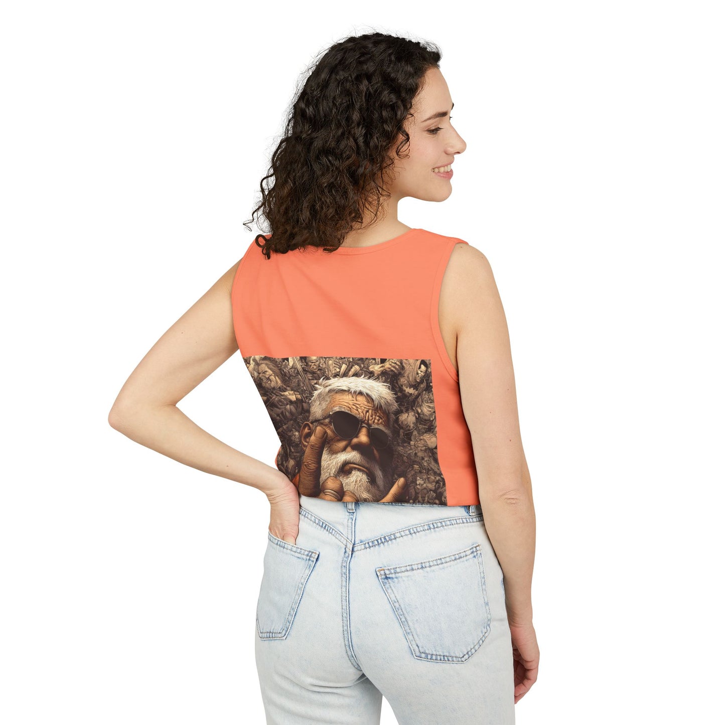 Unisex Garment-Dyed Tank Top | Bold Bear & Rock Vibes