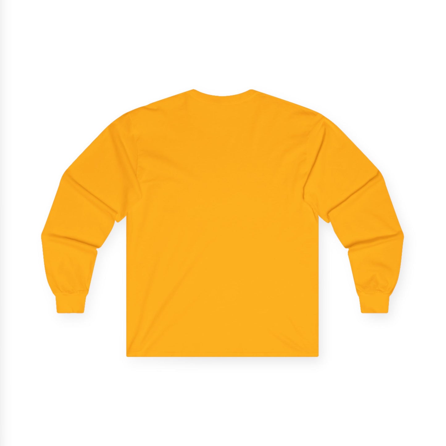 Long Sleeve Tee - Old School Biker Falling to the Crowd Design