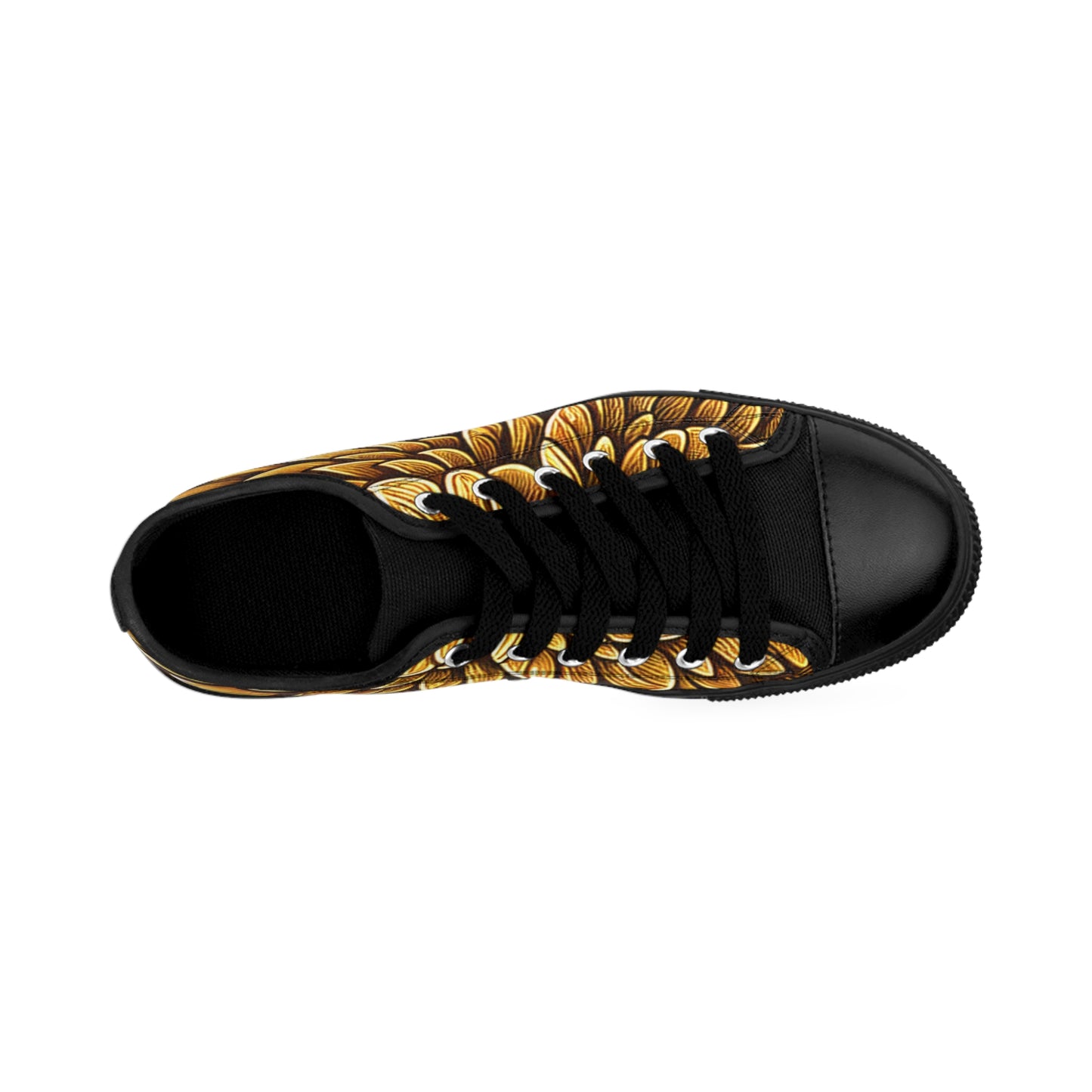 Gold Winged Men's Sneakers - Unique Style for A Bold Statement