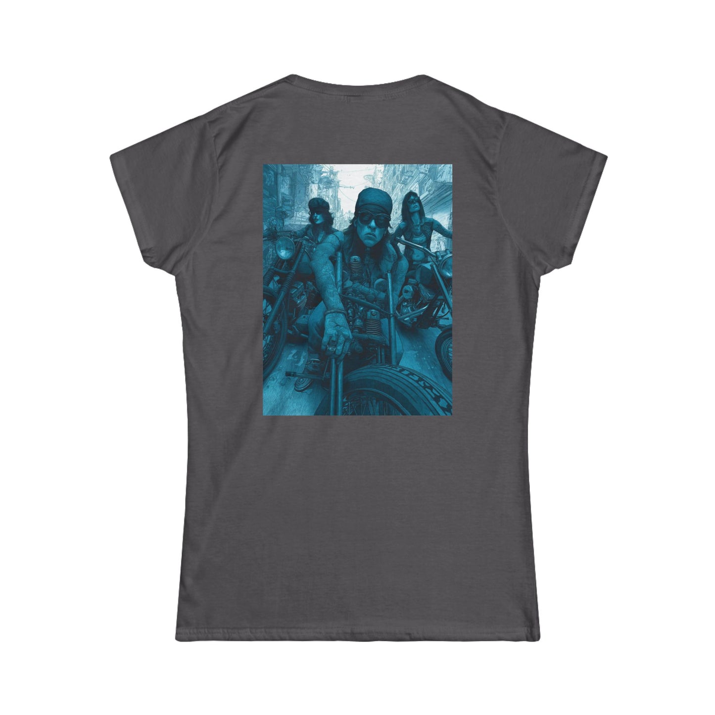 Copy of Women's Tee - Bad Ass Women on Motorcycles Graphic Shirt