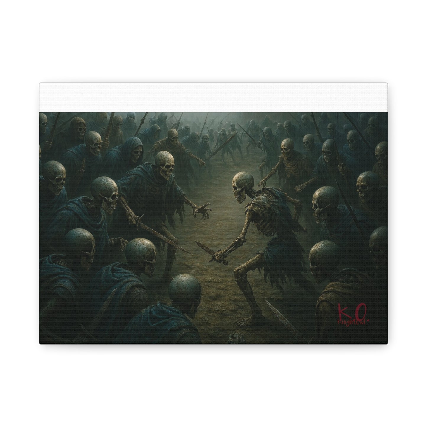 Eerie Skeleton Art Print, Dark Wall Decor, Gothic Home Decoration, Horror Artwork, Unique Gift for Halloween