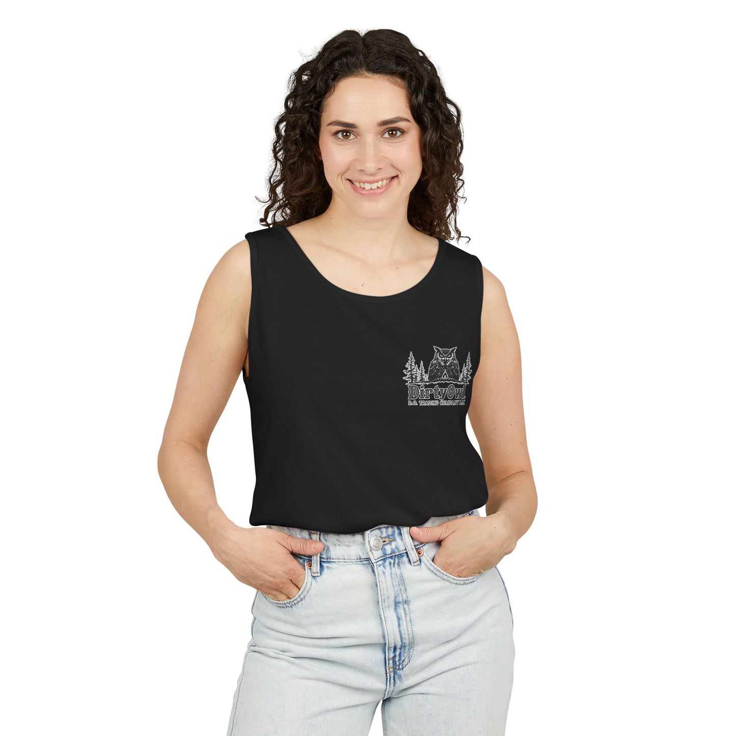 Unisex Garment-Dyed Tank Top | Bold Bear & Rock Vibes
