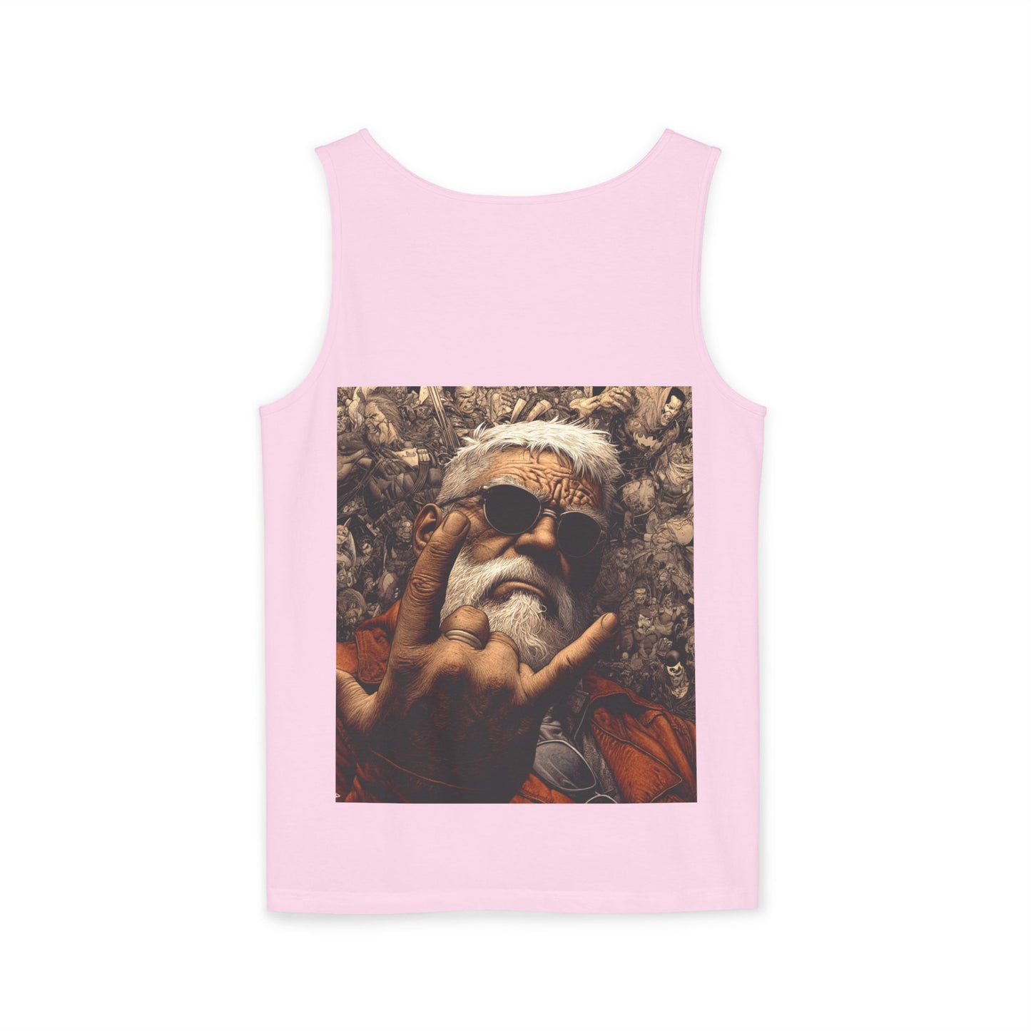 Unisex Garment-Dyed Tank Top | Bold Bear & Rock Vibes
