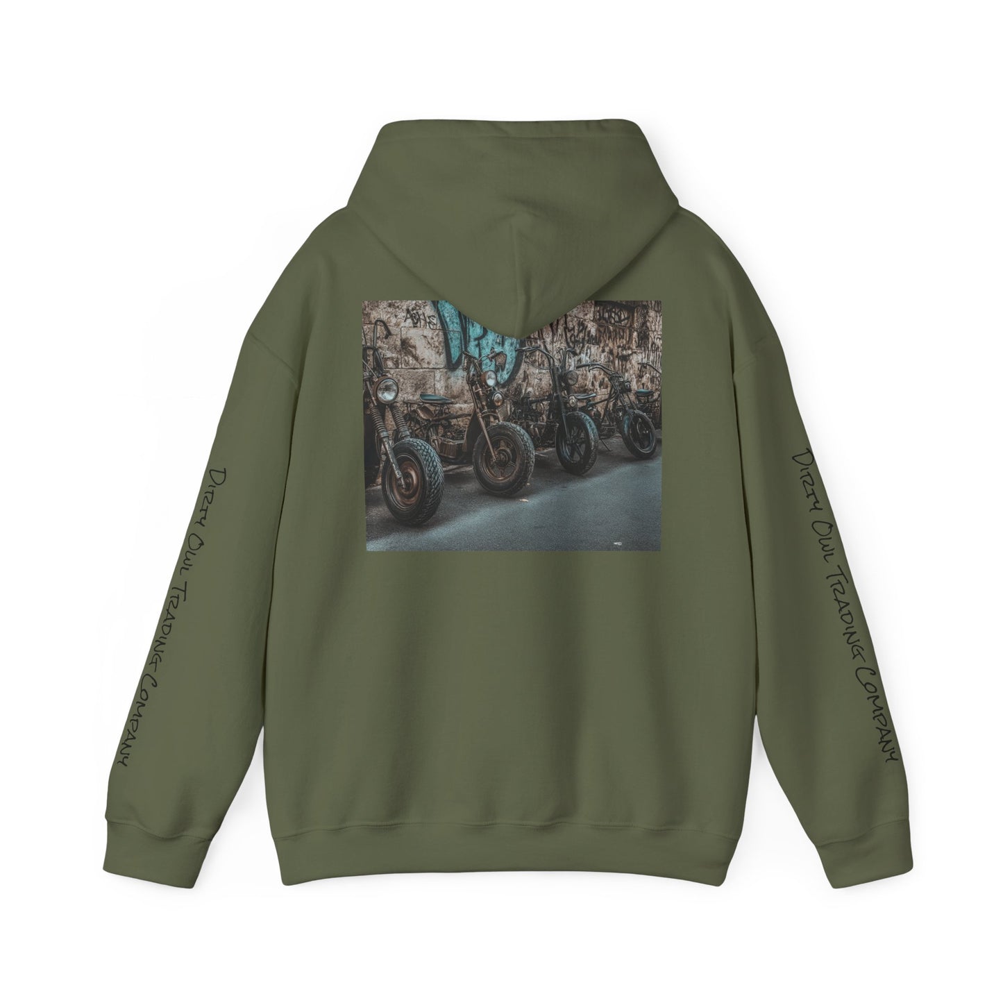 Hooded Sweatshirt - Scooter Squad Design