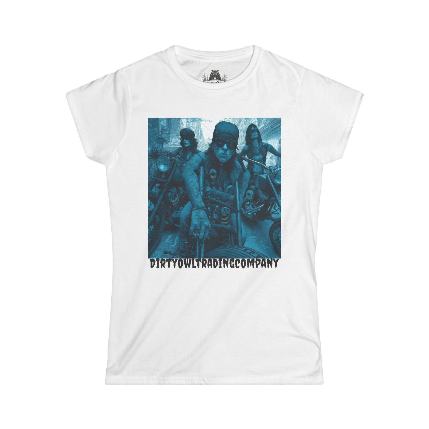 Women's Tee - Bad Ass Women on Motorcycles Graphic Shirt