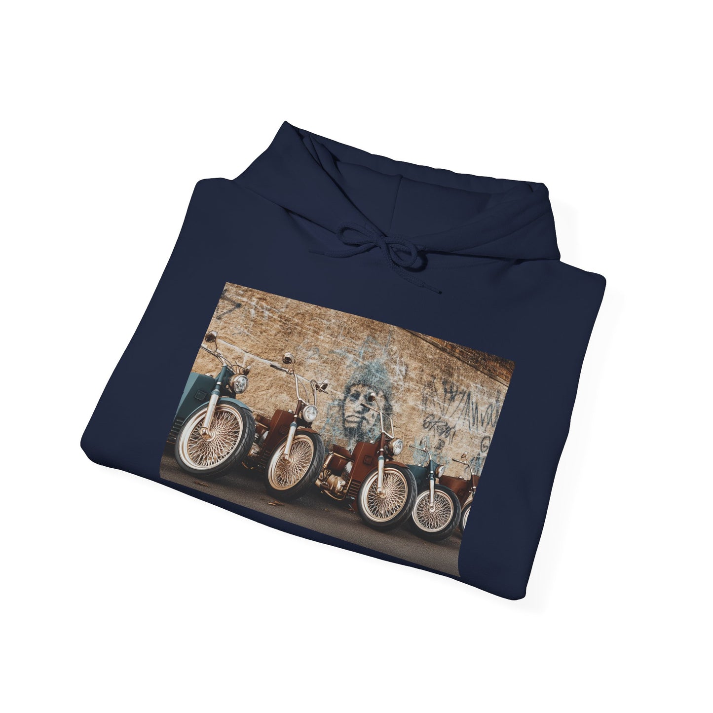 Hooded Sweatshirt - Scooter Squad Design