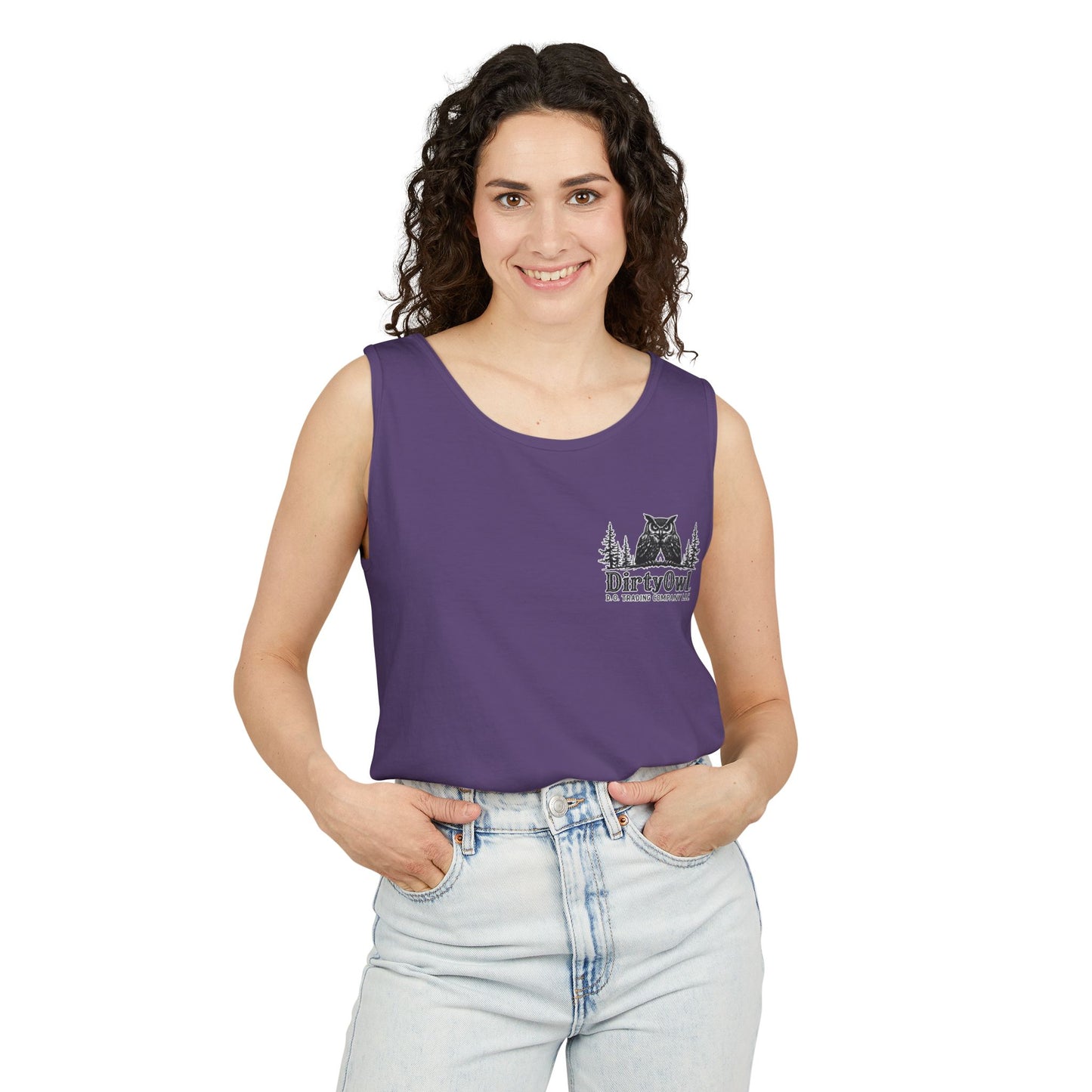 Unisex Garment-Dyed Tank Top | Bold Bear & Rock Vibes