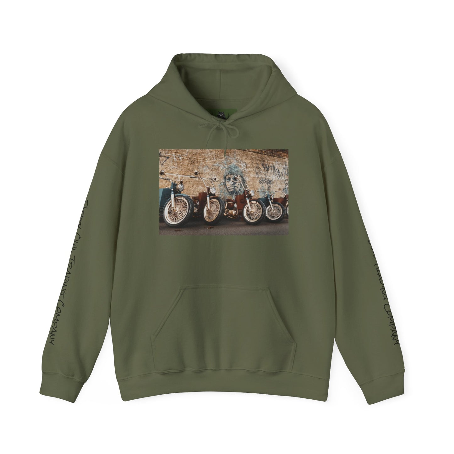 Hooded Sweatshirt - Scooter Squad Design