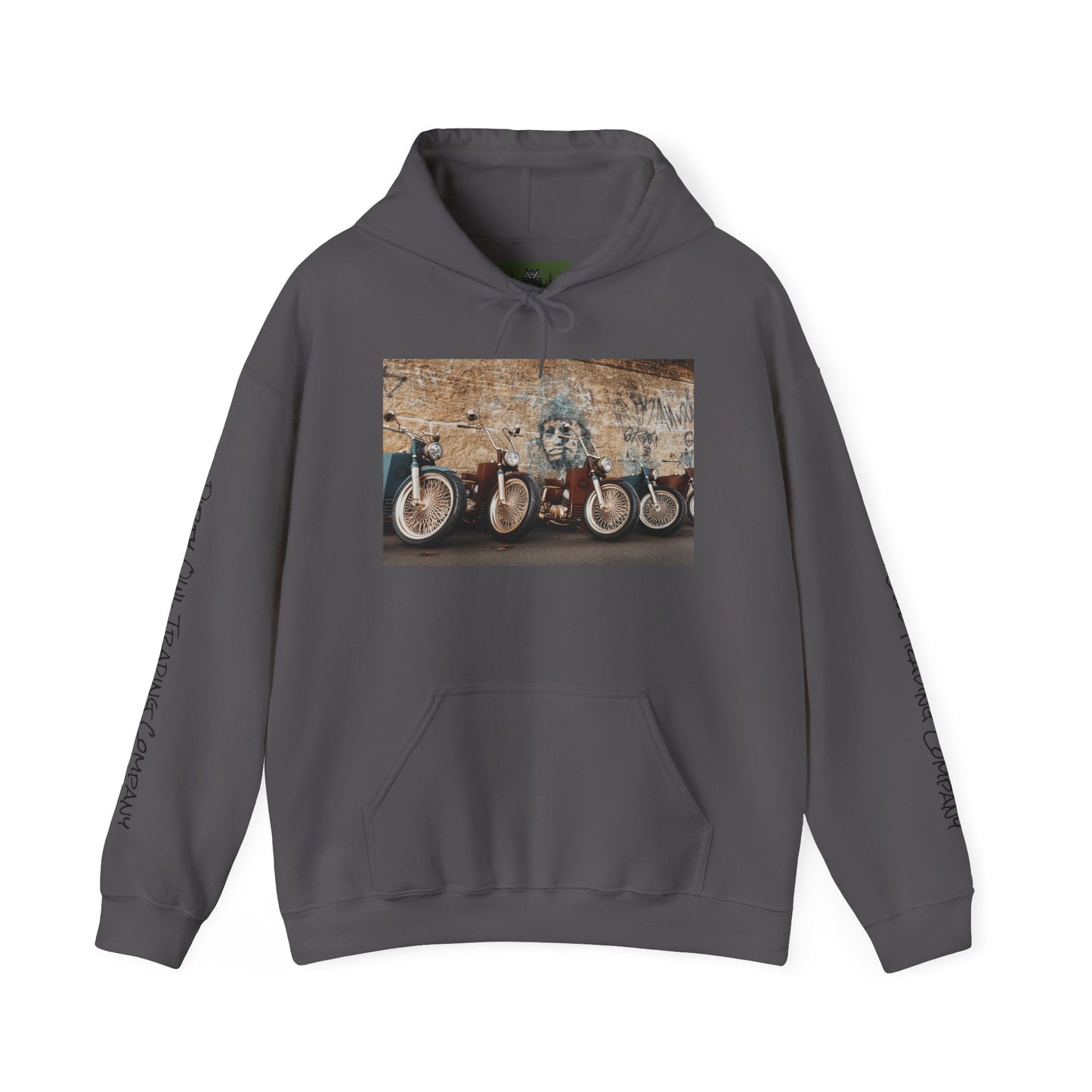 Hooded Sweatshirt - Scooter Squad Design