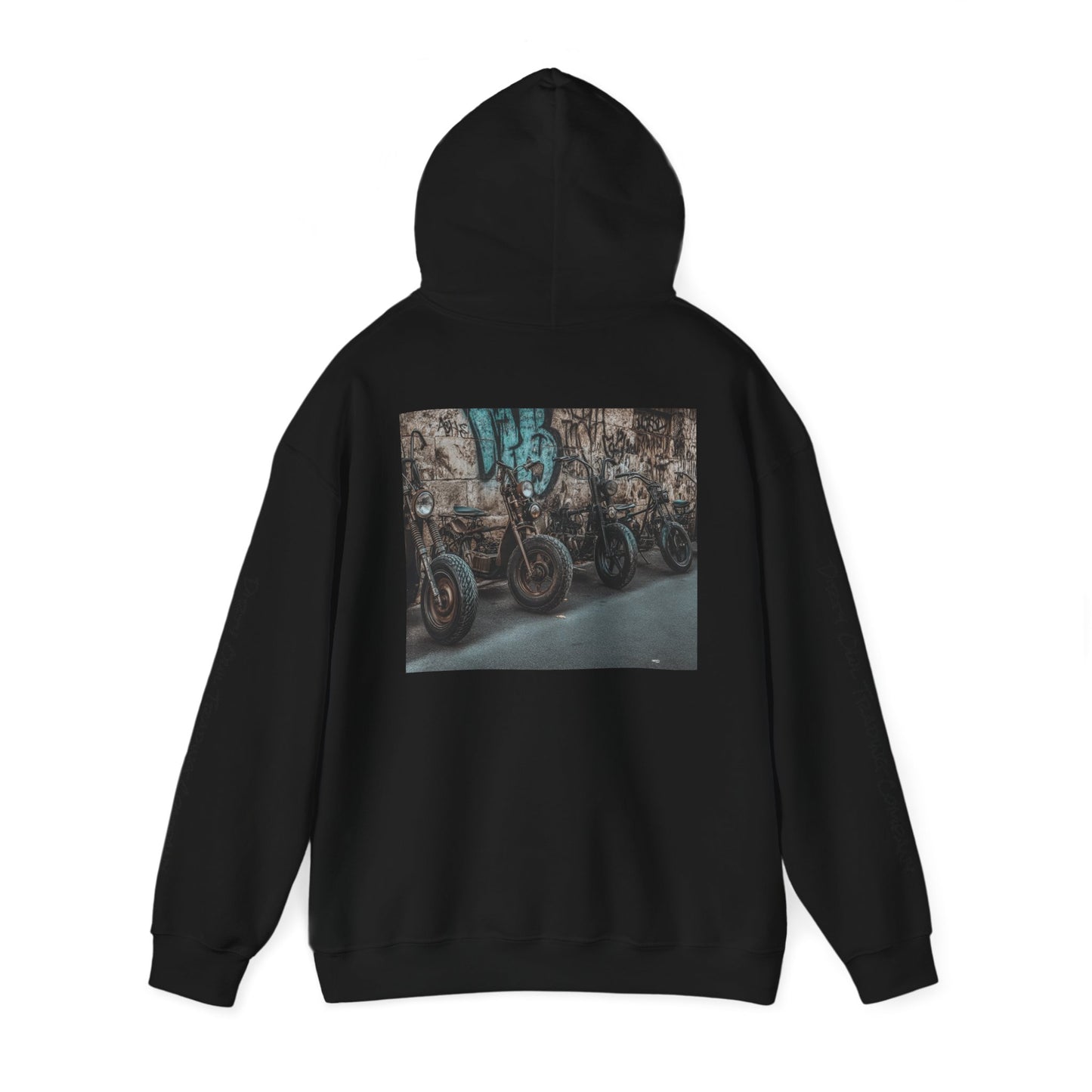 Hooded Sweatshirt - Scooter Squad Design