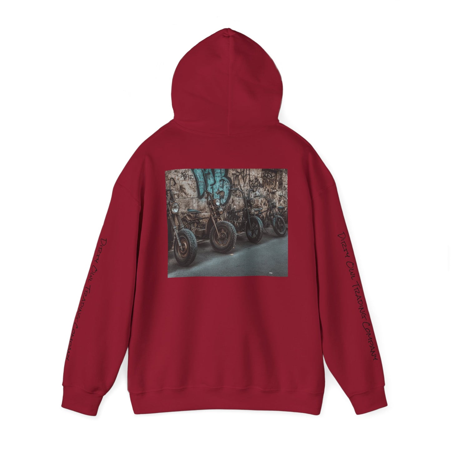 Hooded Sweatshirt - Scooter Squad Design