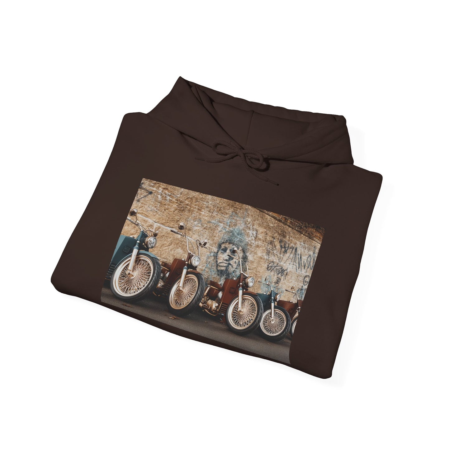 Hooded Sweatshirt - Scooter Squad Design