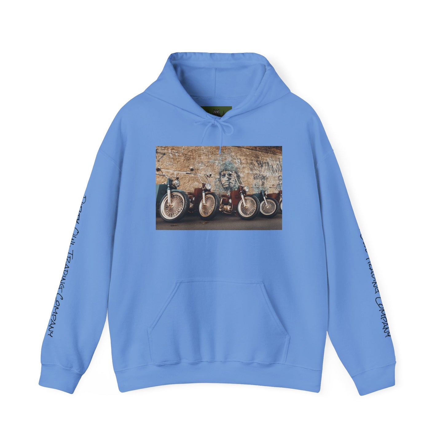 Hooded Sweatshirt - Scooter Squad Design