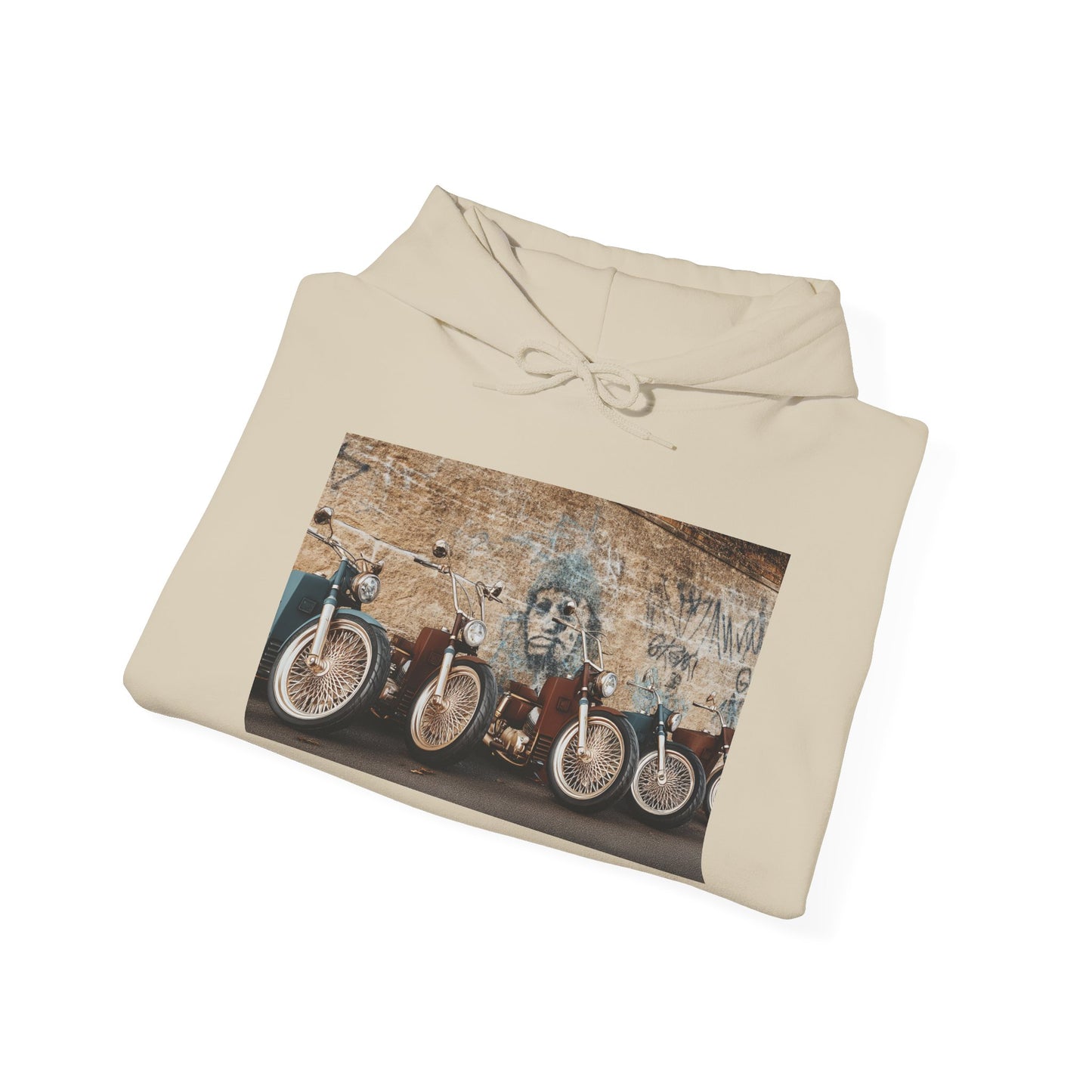 Hooded Sweatshirt - Scooter Squad Design