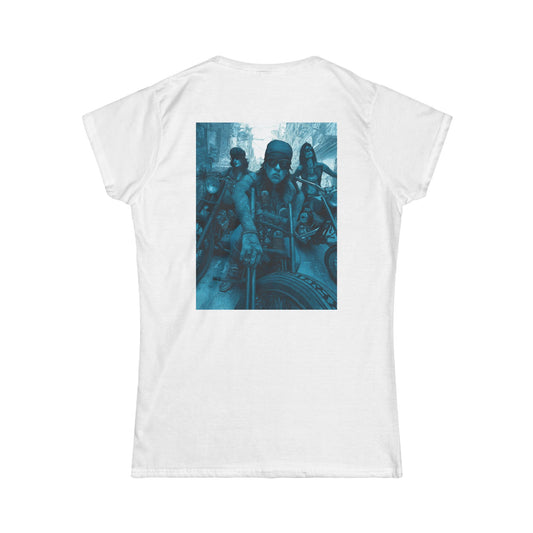 Copy of Women's Tee - Bad Ass Women on Motorcycles Graphic Shirt