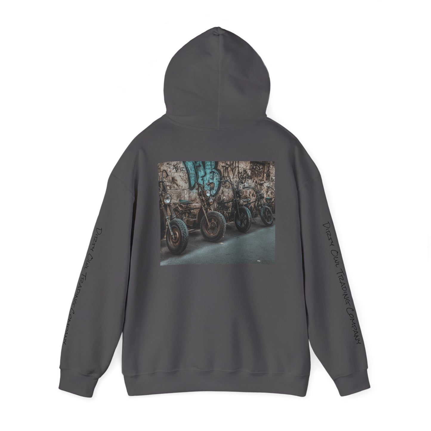 Hooded Sweatshirt - Scooter Squad Design