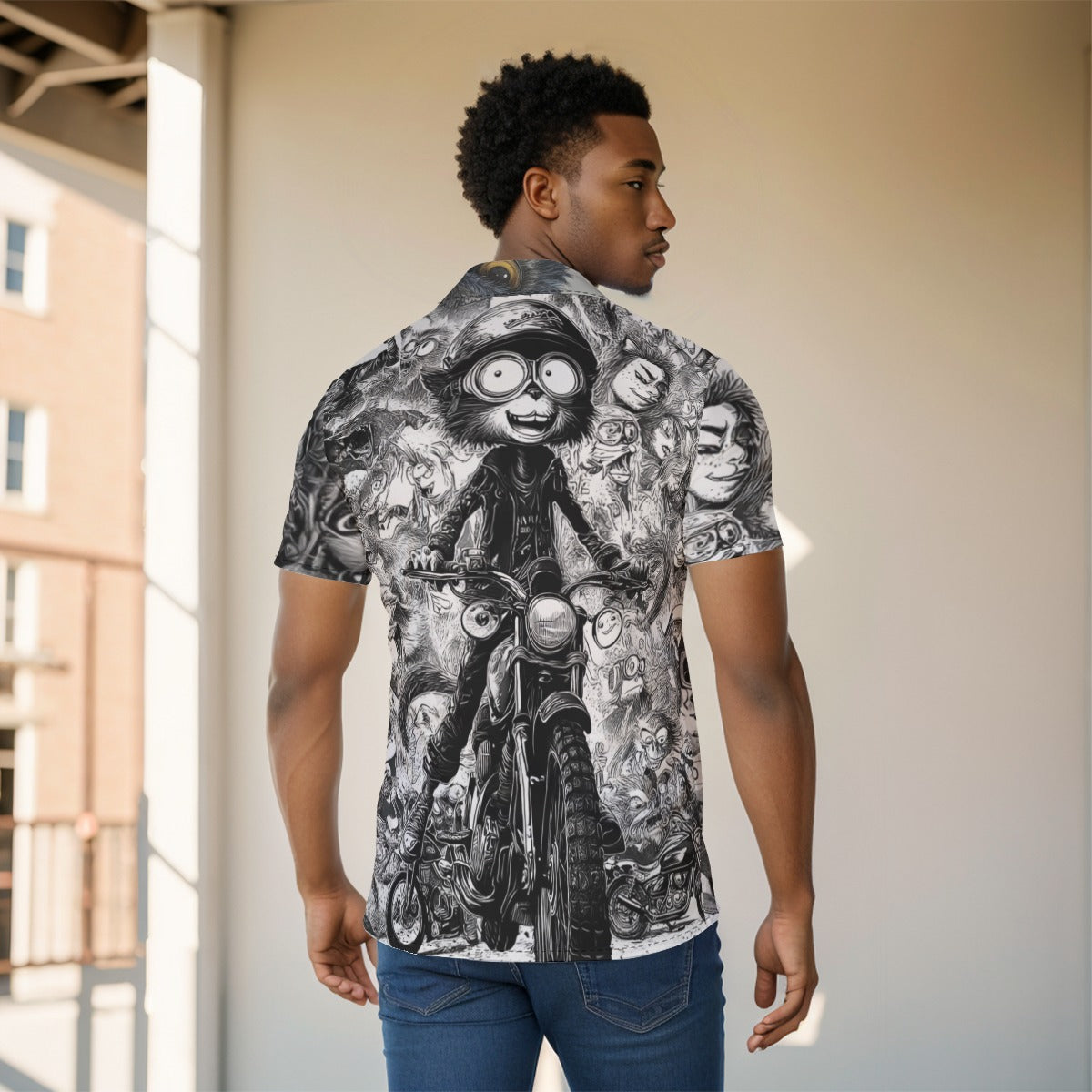 All-Over Print Men's Shirt