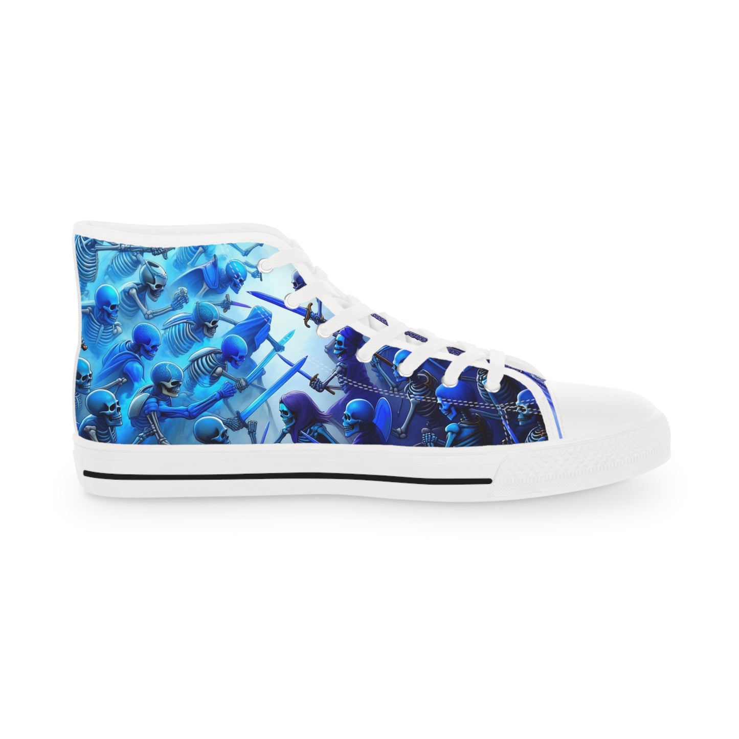 Men's Artistic High Top Sneakers | Stylish Footwear for Trendsetters, Casual Vibes, Summer Outings, Gifts for Him, Unique Fashion