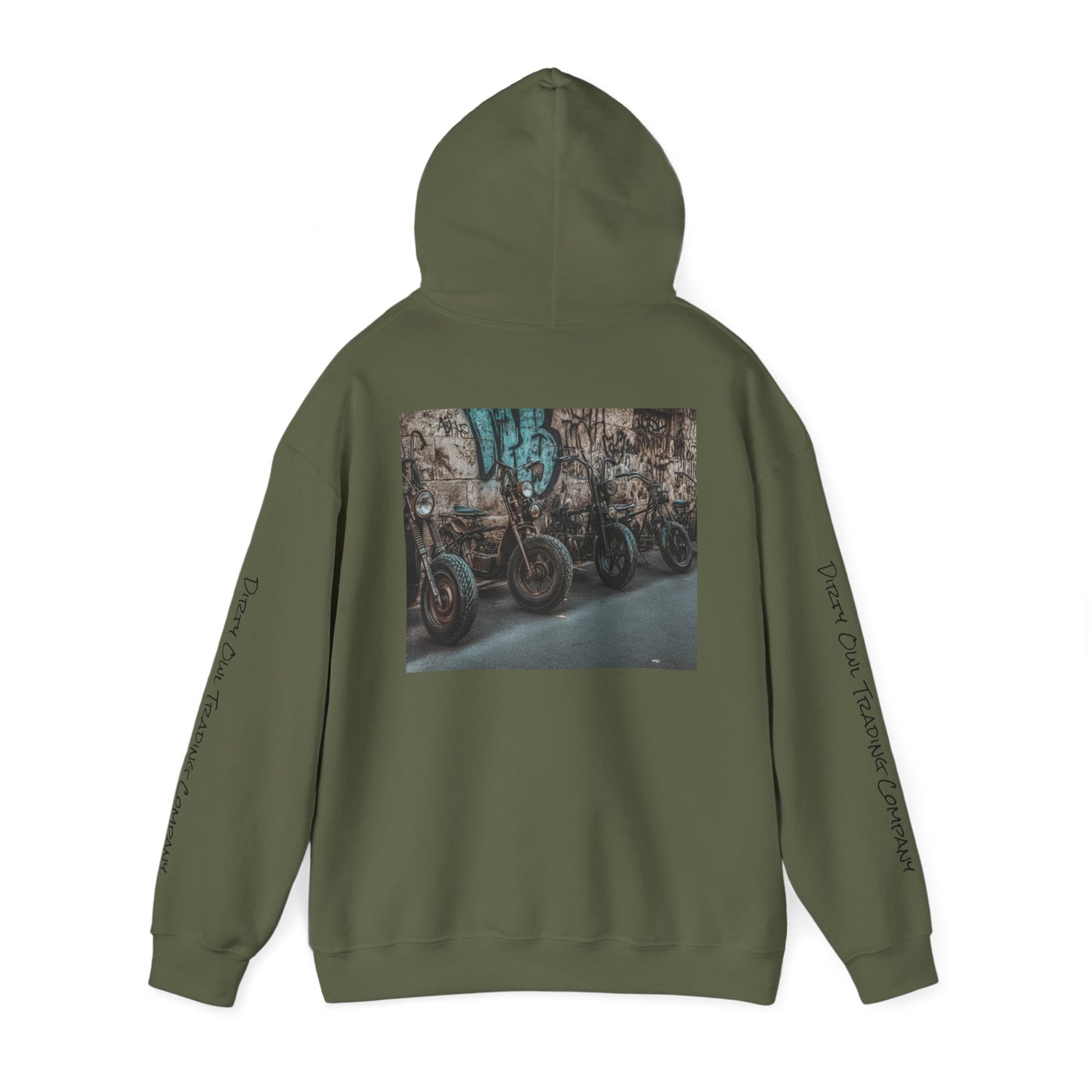 Hooded Sweatshirt - Scooter Squad Design