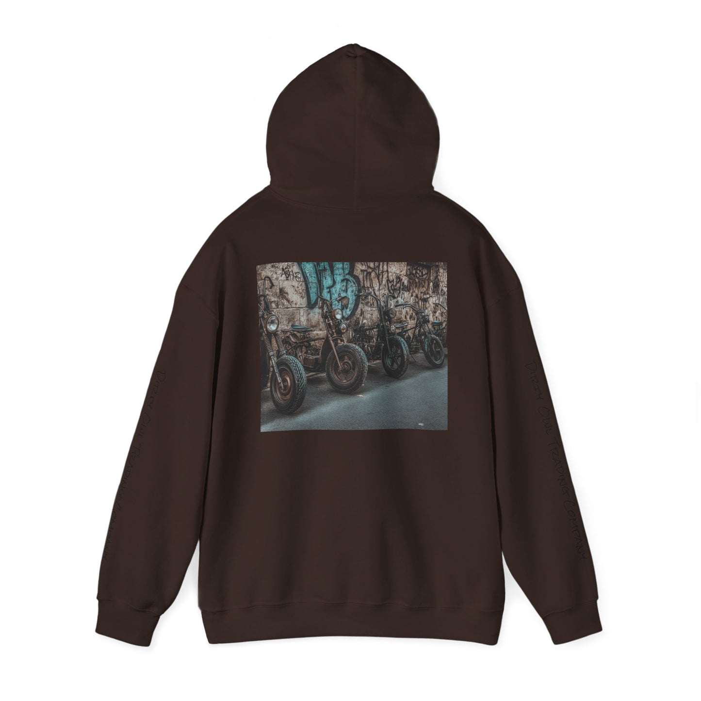 Hooded Sweatshirt - Scooter Squad Design