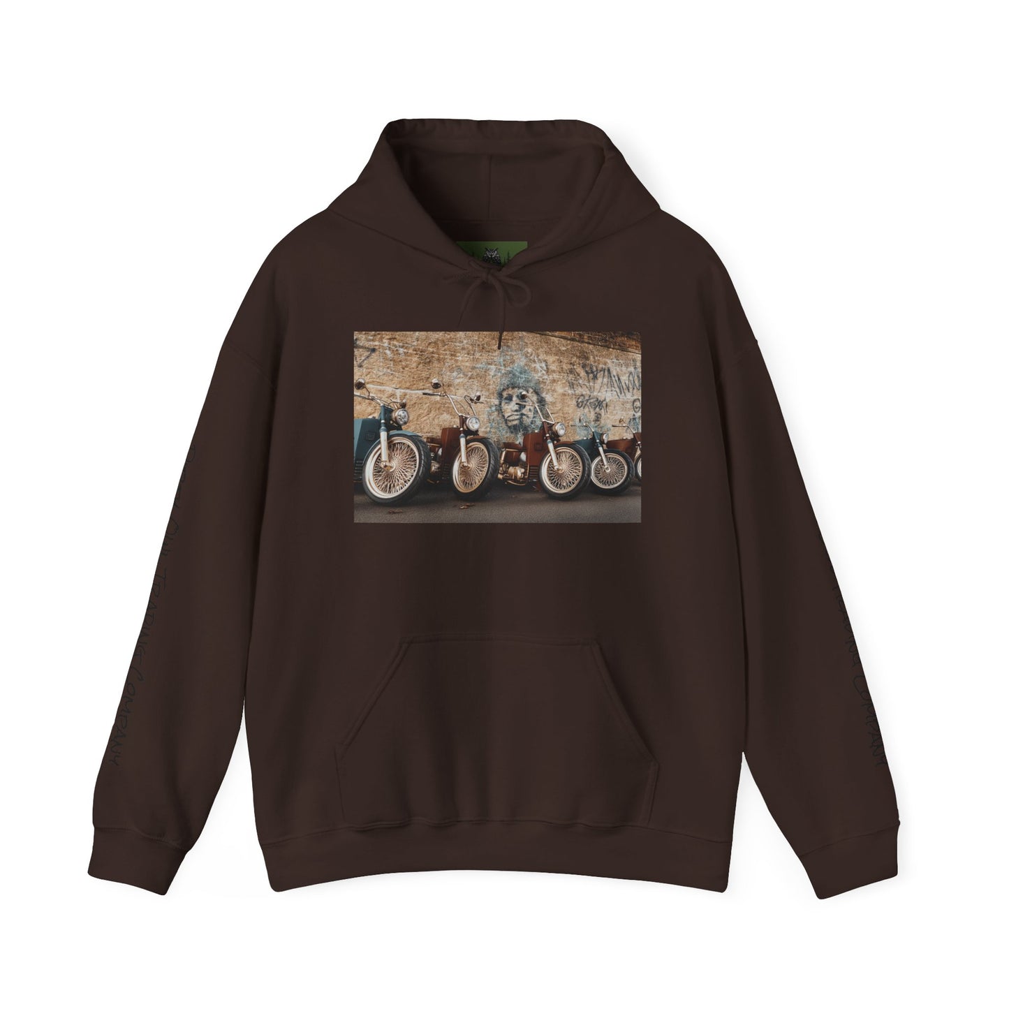 Hooded Sweatshirt - Scooter Squad Design