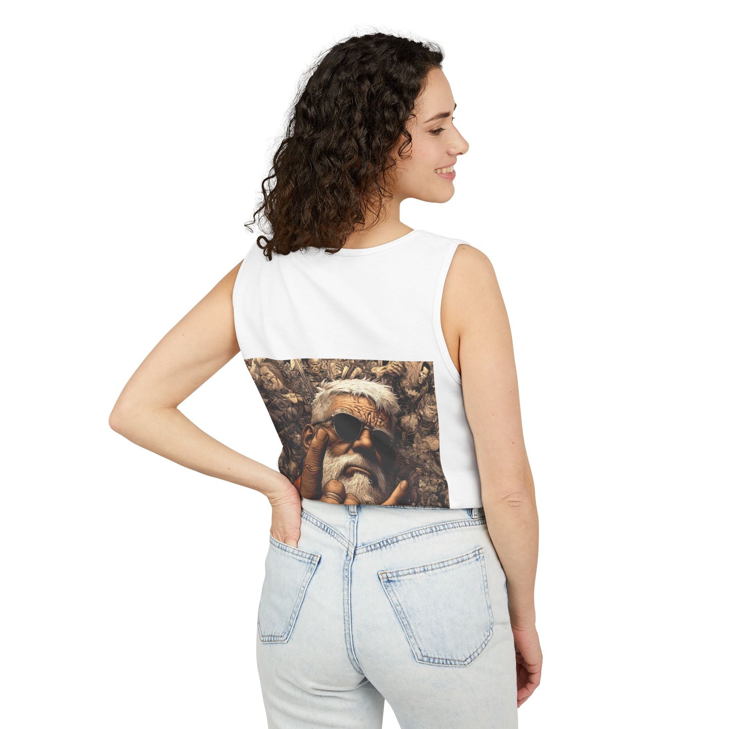 Unisex Garment-Dyed Tank Top | Bold Bear & Rock Vibes