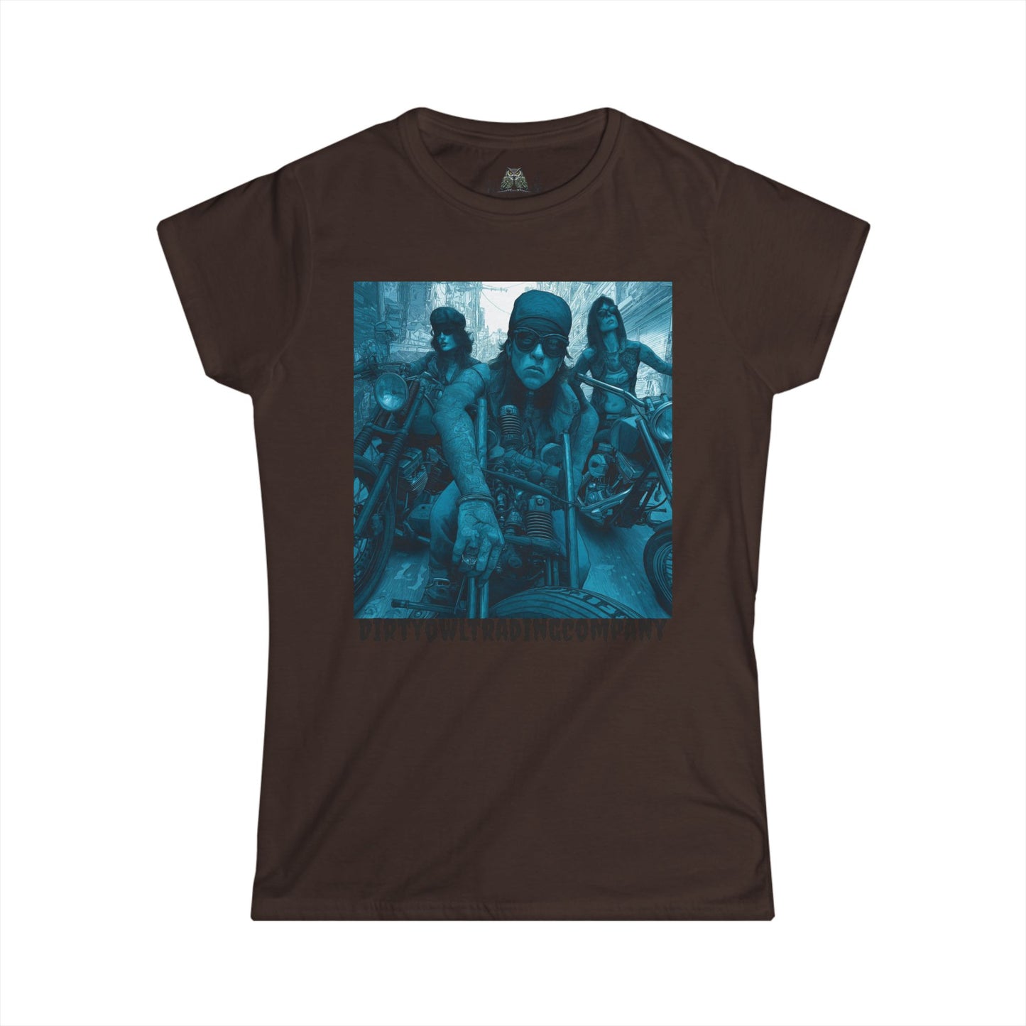 Women's Tee - Bad Ass Women on Motorcycles Graphic Shirt