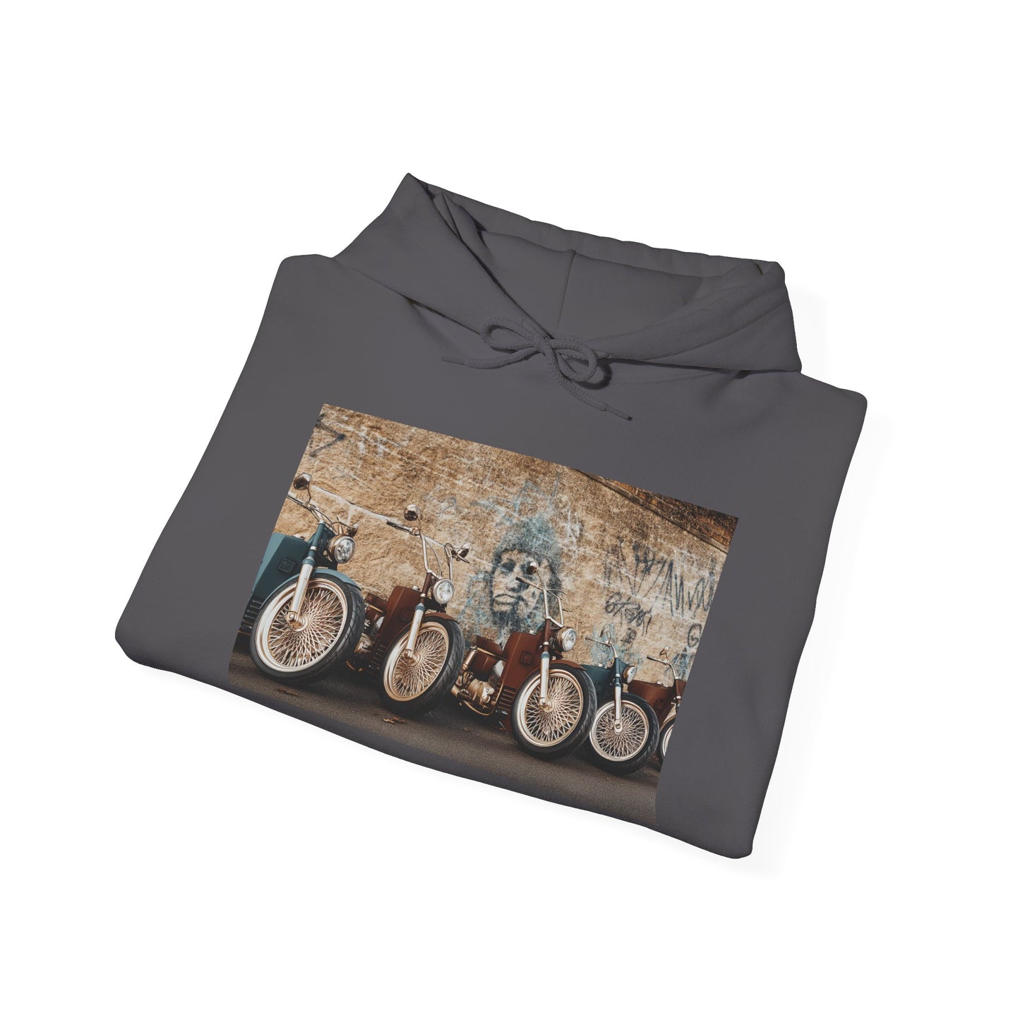 Hooded Sweatshirt - Scooter Squad Design